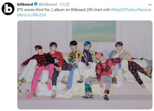 BTS（防弾少年団）、米ビルボードで“ビートルズ以来”の快挙！ アルバムが3作連続で全米1位に