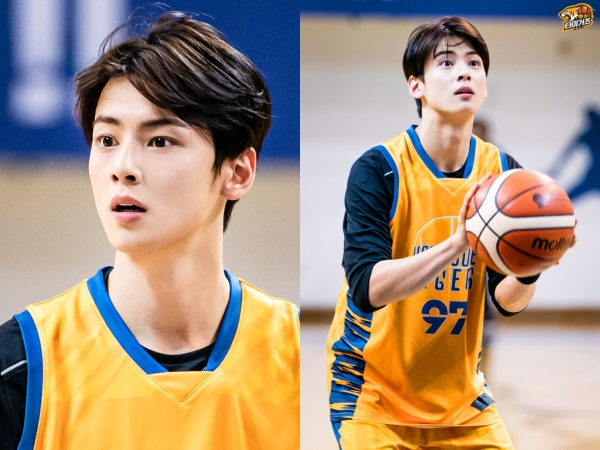 “顔天才”チャ・ウヌ、バスケ漫画の主人公みたいな「成長ぶり」に称賛【PHOTO】