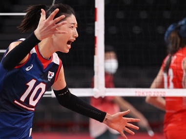 女子バレー、韓国のキム・ヨンギョンが“最後のオリンピック”で躍動「ベスト4、それ以上の決勝へ」