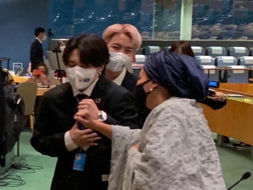 BTSの国連演説“直後の様子”が明らかに。目をつぶったJIMINからうかがえる“緊張感”【PHOTO】