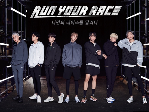 「隣で走ってもいい？」BTSが全速力でダッシュ！躍動感あふれるFILAの最新ビジュアルが話題に【PHOTO】