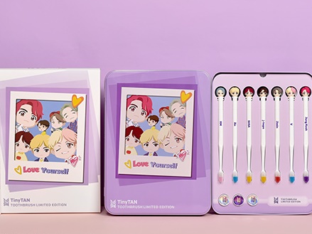 BTSをデフォルメした「Tiny TAN」限定版歯ブラシセットが韓国で販売へ！キュートなケースにも注目