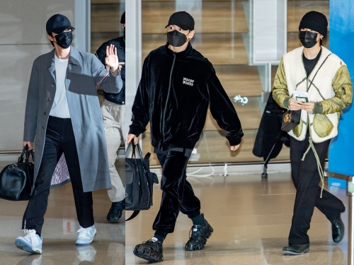 「おかえり！」BTS・JUNG KOOK、JIMIN、JINがLAから無事帰国【PHOTO】