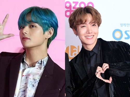 「ハッピーバースデー！」BTS・Vの誕生日をJ-HOPEが祝福！“キュートすぎる”2SHOTも話題【PHOTO】