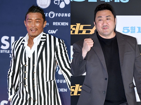 「最強が集った」秋山成勲×マ・ドンソクの2SHOTにファン歓喜「スパーリングしてみてほしい」【PHOTO】