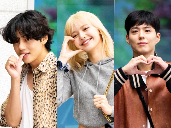 BTS・V＆BLACKPINKリサ＆パク・ボゴム、“豪華すぎる集合写真”に大興奮「この3人が同じ空間に…」【PHOTO】