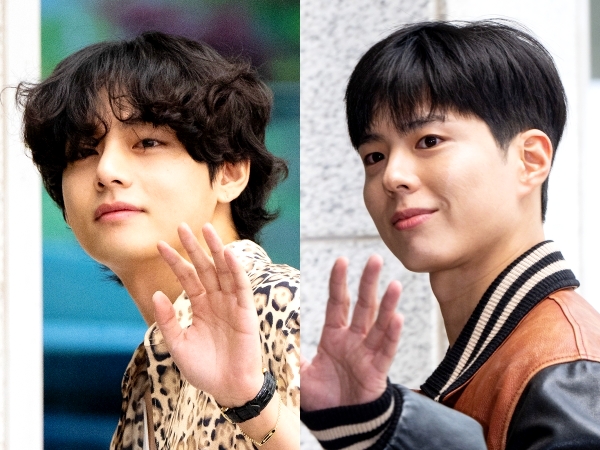 3年前と全然違う！BTS・V×パク・ボゴムの“仲良し肩寄せSHOT”に反響続々「推しと推しが…」【PHOTO】