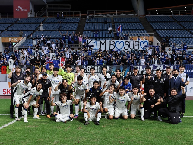 ムゴシャのヴィッセル神戸移籍の影響も払拭！韓国Kリーグ万年下位の仁川が大躍進を見せている理由