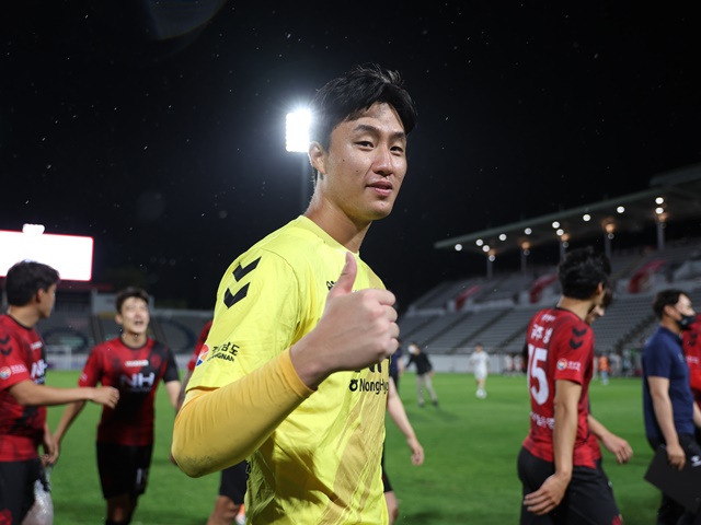元松本山雅、八戸のGKゴ・ドンミンがプロ初のKリーグ2ラウンドベスト11に！今季初の無失点達成