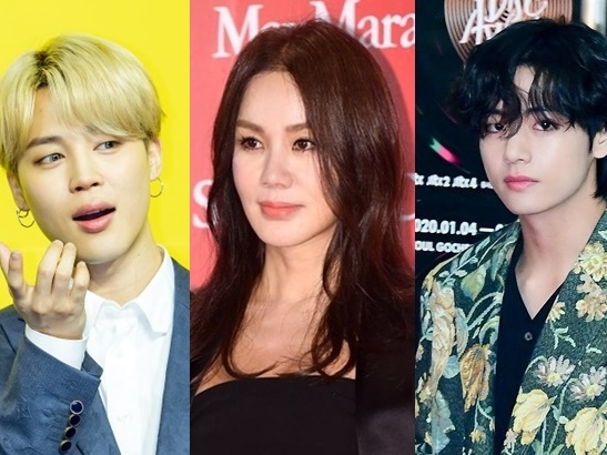 BTS・VやJIMINらとの2ショットを続々公開した“韓国のマドンナ”「こんなに可愛くてもいいの？」【PHOTO】