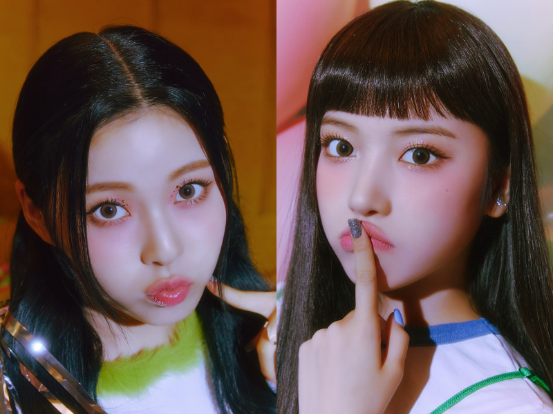 NMIXXギュジン、ジウが“クリスマスガール”に変身！オン眉ヘアにツインテールで可愛さ爆発