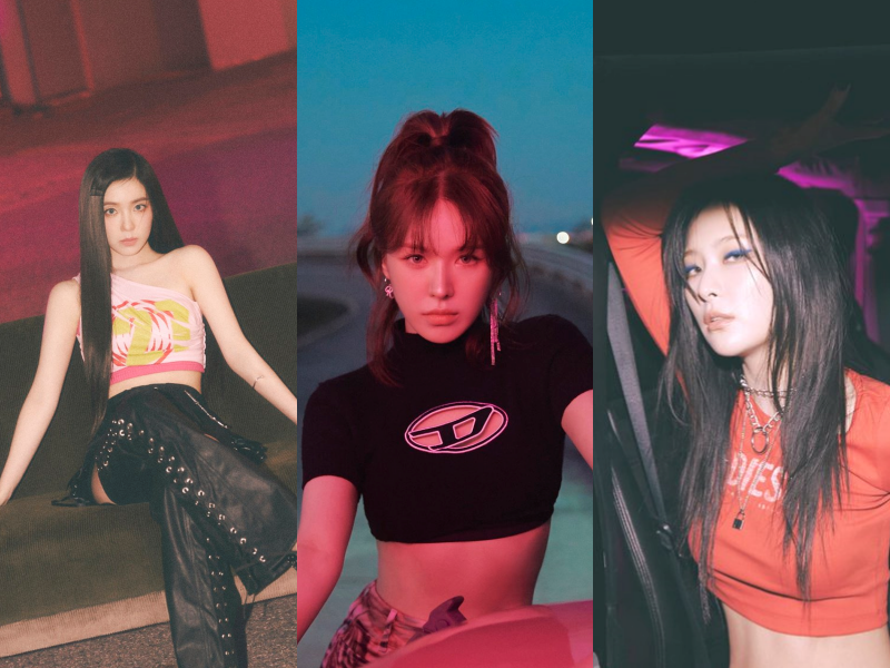 ネオンに照らされるRed Velvet、新曲にぴったりな挑発的な表情「嘘をつく恋人の証拠探し」