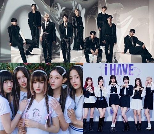 NewJeans　ZEROBASEONE　IVE