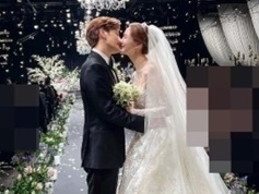 キス写真も入手。日本でも人気だったK-POPスターと韓国女優の結婚式を再現!
