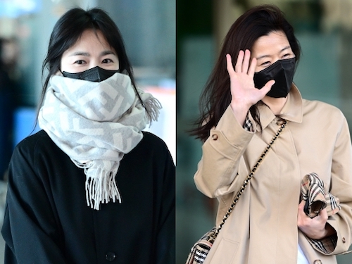 女優ソン・ヘギョ、チョン・ジヒョンが登場！空港が一瞬でレッドカーペットに【PHOTO】