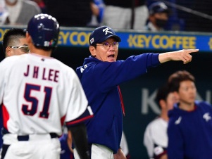 衝撃負けの韓国、監督は“喜びすぎタッチアウト”をどう見た？「上手く打ったが、セレモニーが…」【WBC2023】