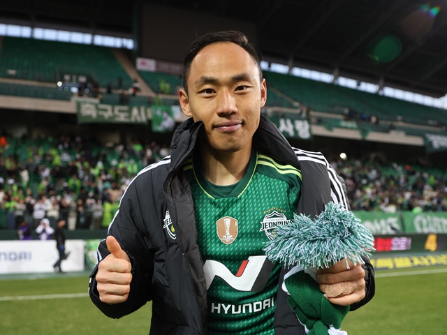 全北現代のムン・ソンミン、Kリーグ1第3節MVPに選出！ベストイレブンは…