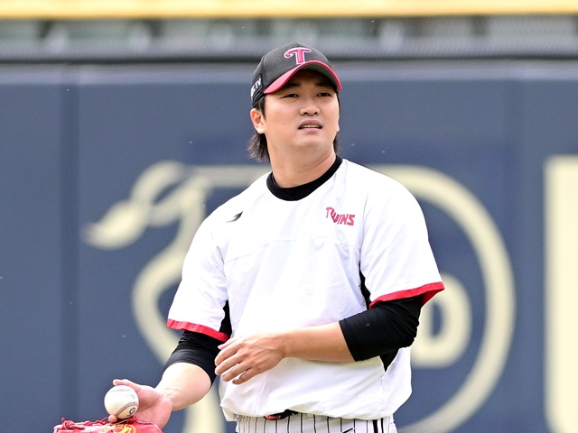 大谷に「故意死球」発言投手、1軍復帰へ…韓国“No.1抑え”が全力キャッチボールで好調アピール