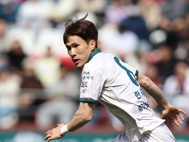 元湘南ベルマーレのハン・グギョン（33）、Kリーグ週間ベスト11に選出！チームの今季初勝利に貢献