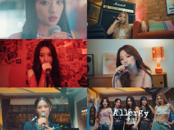新アルバムも絶好調の(G)I-DLE、『Allergy』ライブクリップ映像公開で調和する5人の歌声