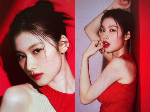 「ビジュやばすぎ」TWICE・サナ、“グッと大人びた表情”にドキッ…妖艶な魅力で悩殺【PHOTO】