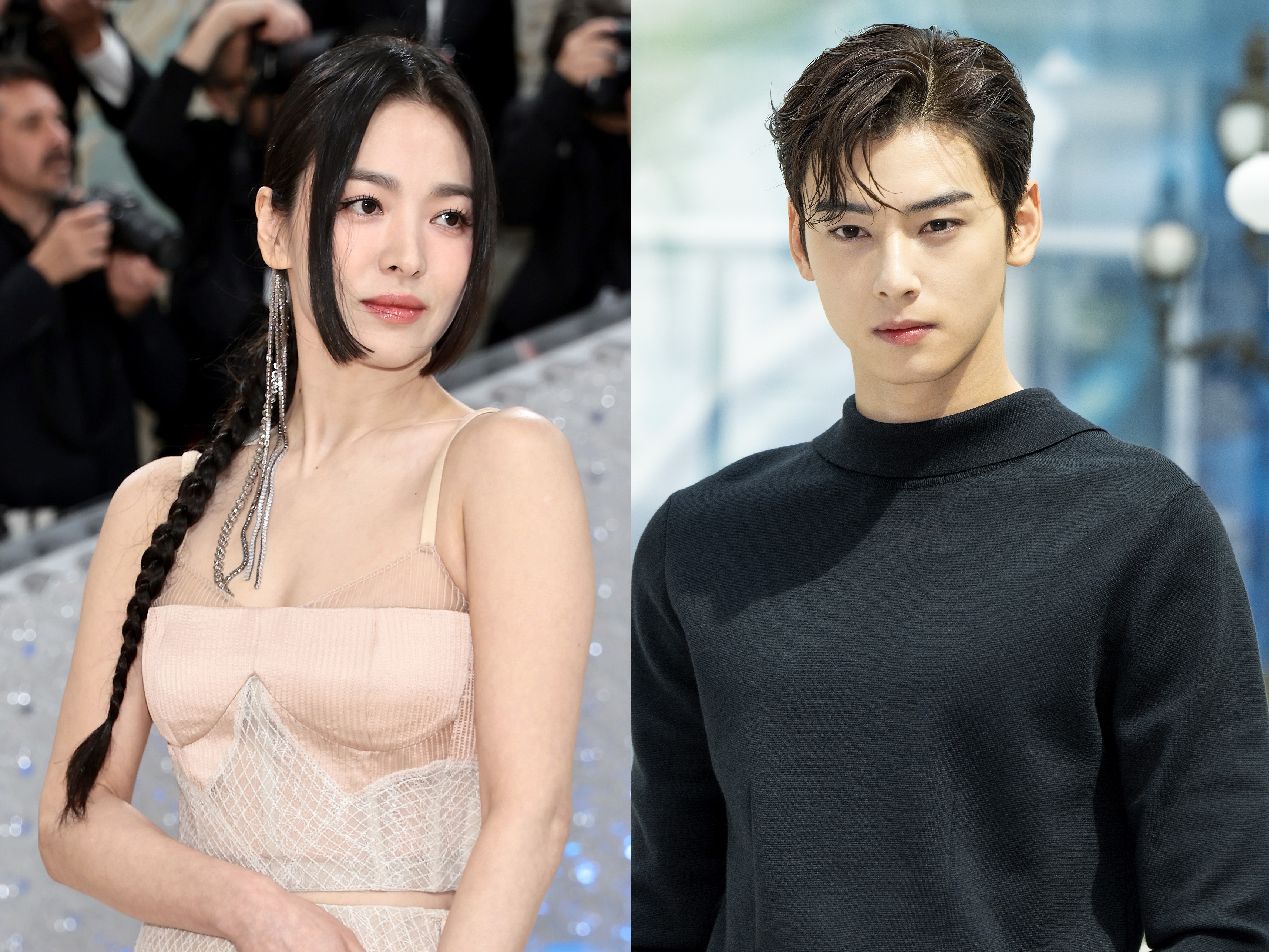 【写真】「これぞ100点満点」ソン・ヘギョ＆チャ・ウヌ、“美麗すぎ”ツーショットに大反響