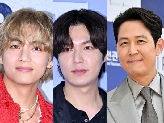 【写真】BTS・V、イ・ミンホ、『イカゲーム』俳優が同じ席で…いったい何が？