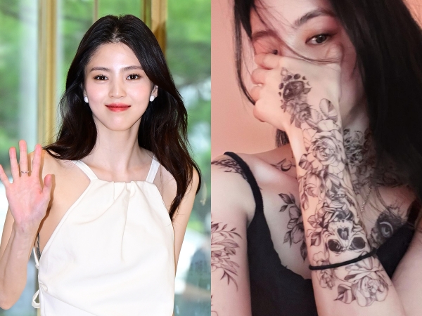 “全身ゴリゴリのタトゥー姿”で話題となった女優ハン・ソヒ、事務所が釈明「写真のタトゥーは…」