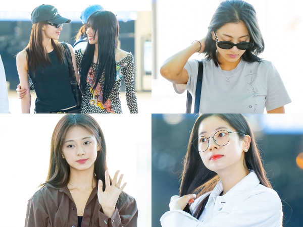 すっぴんでも可愛すぎ！TWICE、個性あふれる私服姿でロンドンへ【空港ファッション】