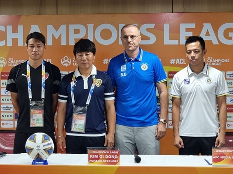 浦和レッズと同組の浦項、敵地ベトナムでACL初戦。「勝つという気持ちだけで準備した」と監督【一問一答】