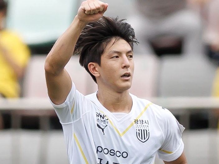 横浜FMユース出身のユ・ジハが韓国2部週間MVPに選出！セットプレーから2得点で勝利に貢献