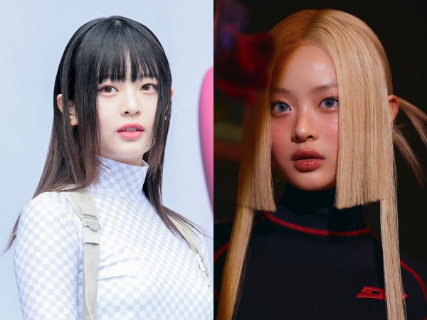 「おい待て…これはやばい」NewJeans・ハニ、黒髪から“超金髪”にイメチェンで衝撃の声【PHOTO】