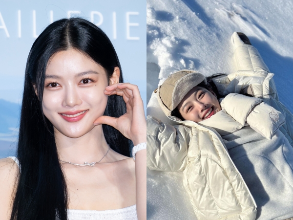 『トンイ』名子役キム・ユジョン、雪の上に寝転ぶ“妖精のようなビジュアル”「簡単に恋しちゃう」【PHOTO】