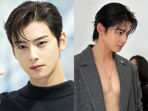 【写真】「顔だけじゃなく身体も天才」ASTROチャ・ウヌ、衣装がはだけて“たくましい大胸筋”がチラリ