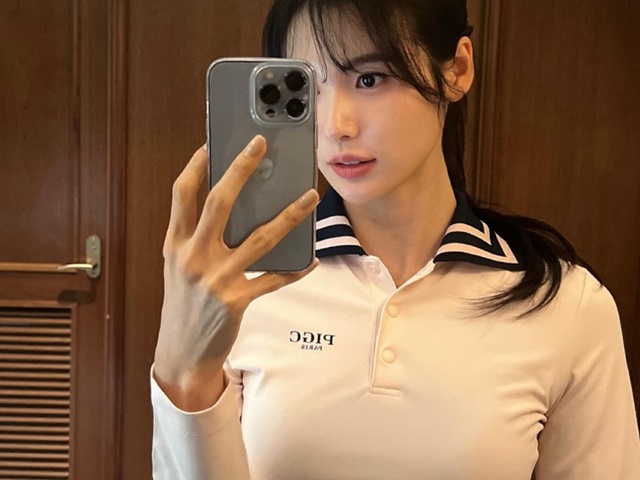 【写真】際立つ圧巻美スタイル…韓国女子ゴルファー、パク・ジニにファン感服「アイドルですか？」