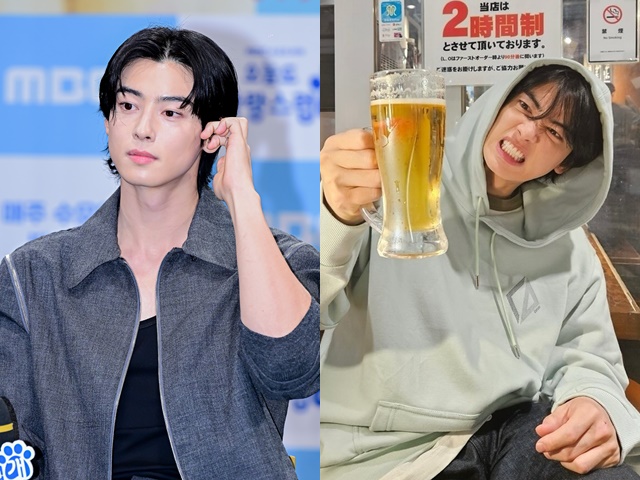 ビールジョッキより小顔…ASTROの“顔天才”チャ・ウヌに世界中のファン熱狂「美貌が半端ない」【PHOTO】