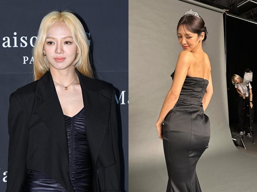 少女時代・ヒョヨン、メリハリスタイルあらわのタイト目ドレスに反響続々「泣きそう…」【PHOTO】