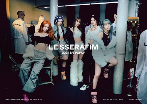 LE SSERAFIMポップアップストア