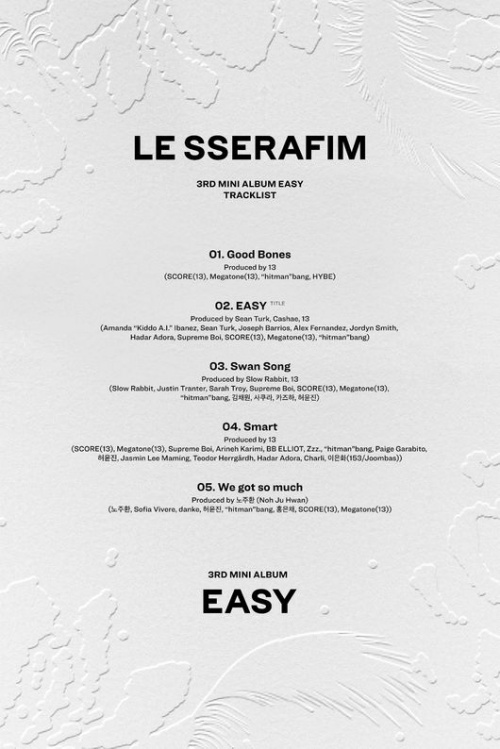 『EASY』トラックリスト