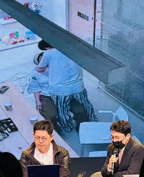 3月19日の記者会見で一部公開された映像