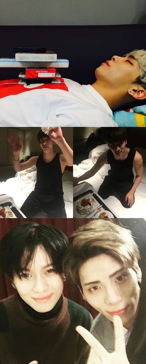SHINeeメンバーが公開したジョンヒョンさんの写真