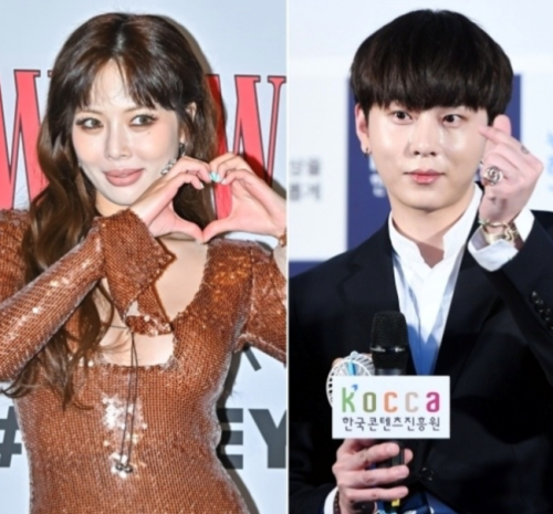 ヒョナ（左）、ヨン・ジュンヒョン