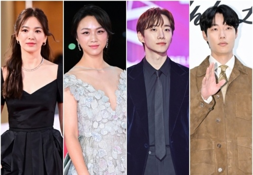 左からソン・ヘギョ、タン・ウェイ、イ・ジュノ、リュ・ジュンヨル