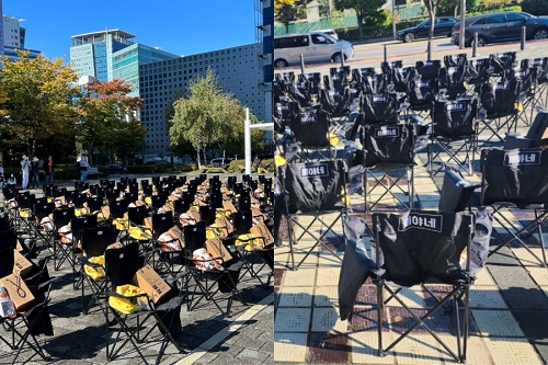 ソンミがプレゼントした椅子