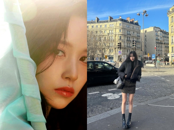 「寒くないの？」TWICE・ミナ、超ミニスカで“太もも美脚”を大胆披露！抜群のスタイルで圧倒【PHOTO】