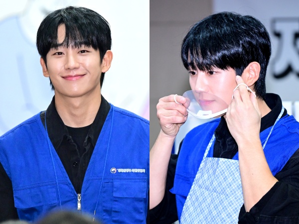 俳優チョン・ヘイン、一日ボランティア団長に！エプロンをつけてお弁当をつめる姿も【PHOTO】