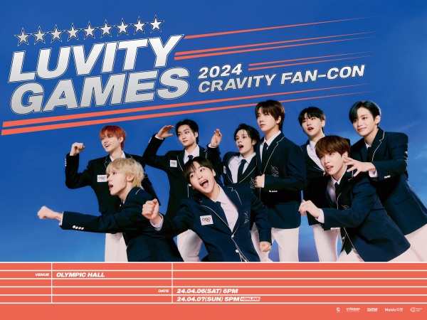 日本デビューも果たしたCRAVITY、4月にファンコン「LUVITY GAMES」を開催！最終日は生中継も