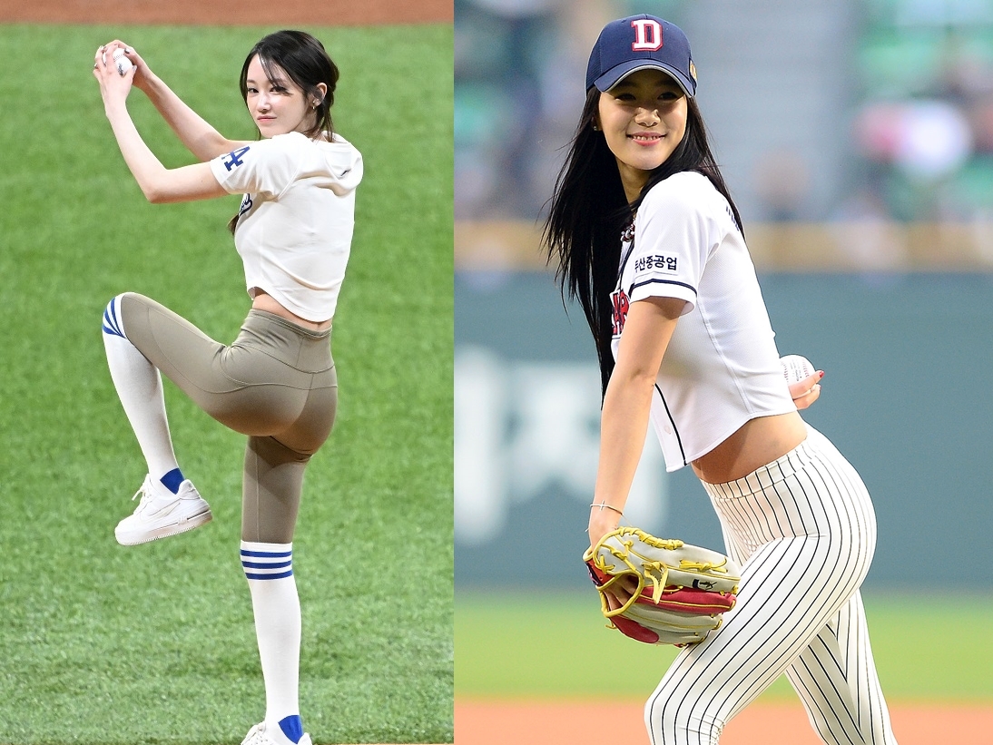 【写真】大谷翔平も目撃した美人韓国女優の「密着レギンス始球式」…その“元祖”とは？