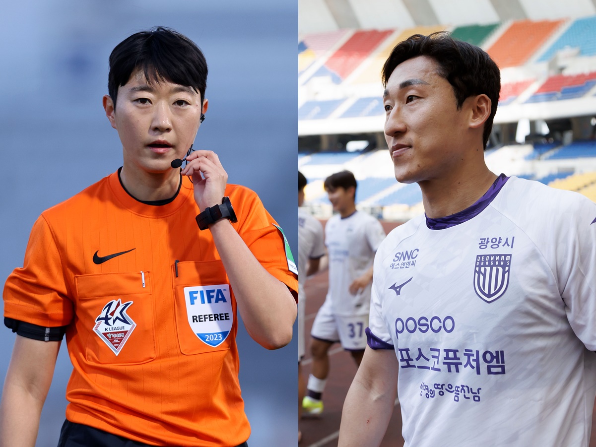 日本人も戦う韓国Kリーグ2部、選手が女性主審を両手で突き飛ばし物議 「14日間活動停止」の暫定措置