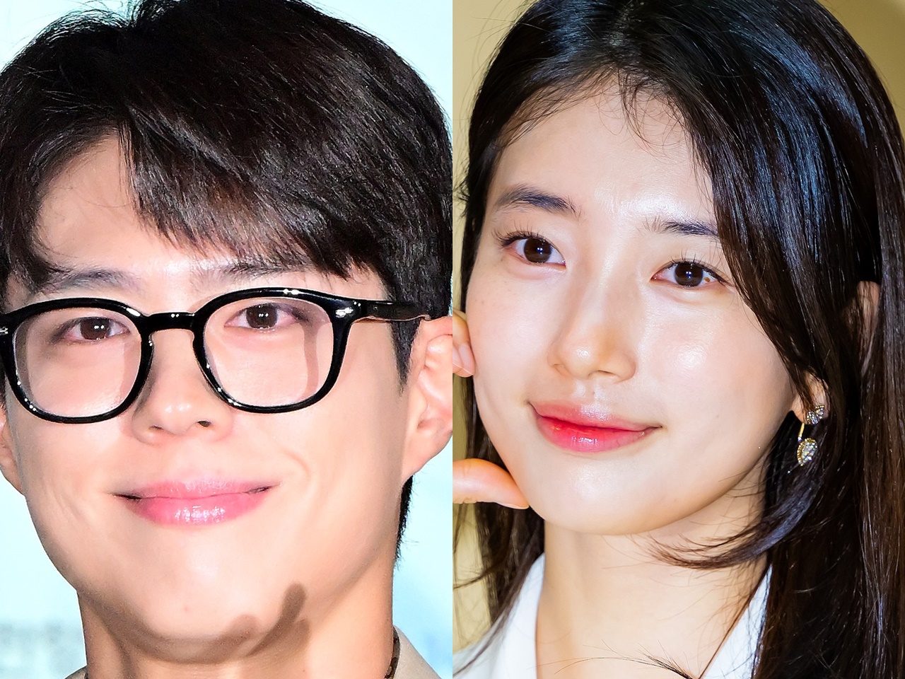 【写真】イチャイチャしすぎでは…!?女優スジ、パク・ボゴムの顔をグッと引き寄せる大胆さが男前すぎる！